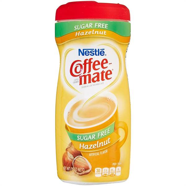 Nescafe Coffee Mate Hazelnut - Sugar Free Imported